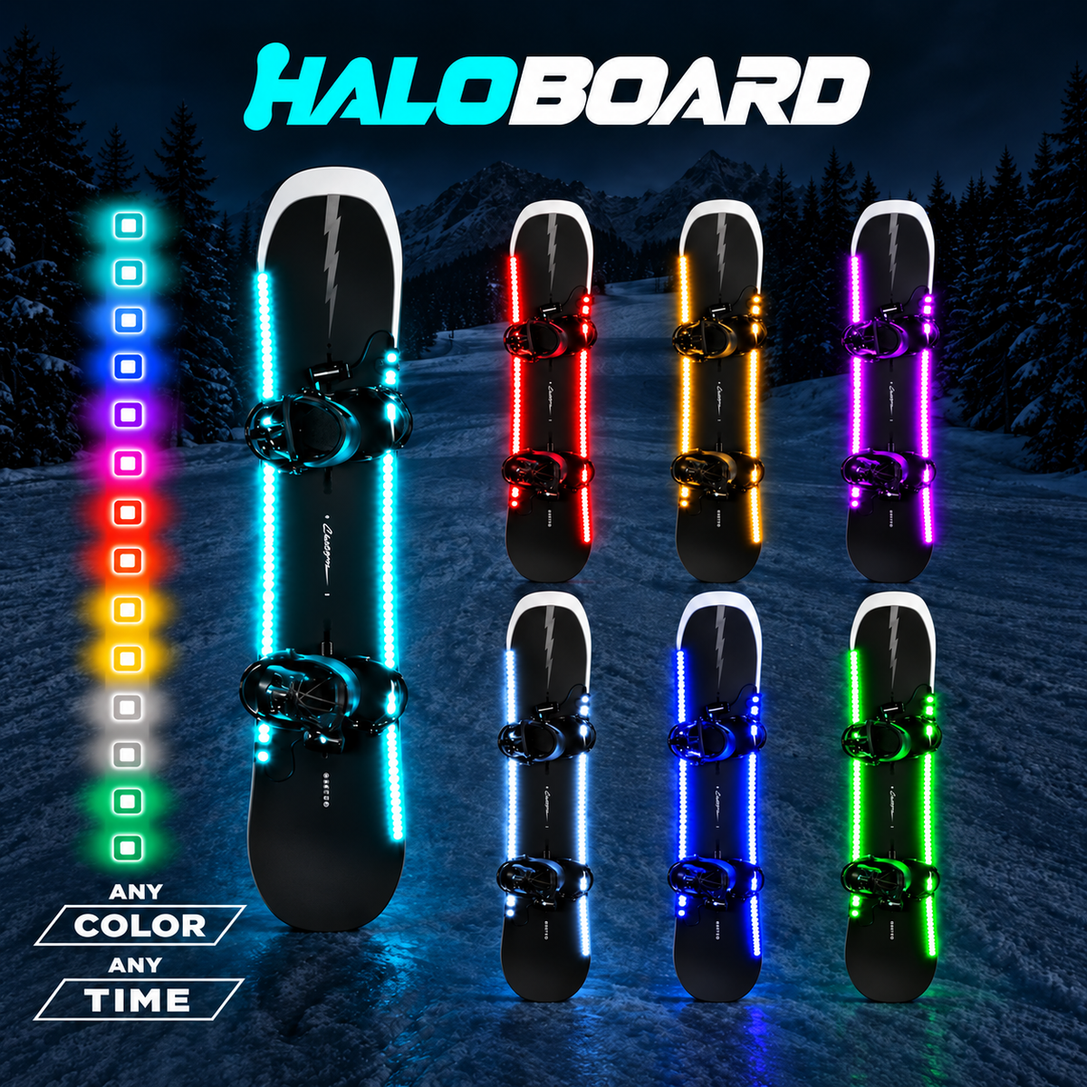 LED SNOWBOARD KIT